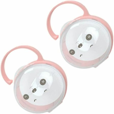 2 kpl Tutinpidike Tutin Säilytyskotelo Vauvan Tuti Vauvan Tutilaatikko(Satunnainen Väri)