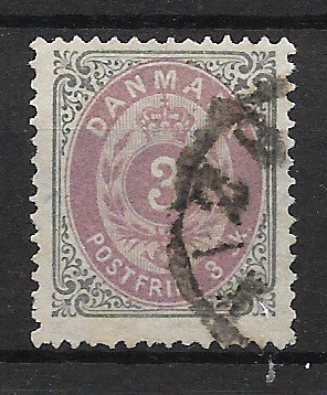 Danmark 1871 - AFA 17 - Stemplet