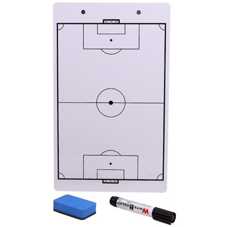 Fotboll Taktisk Tavla, 37×22.5CM Coach-Board Professionell Stra