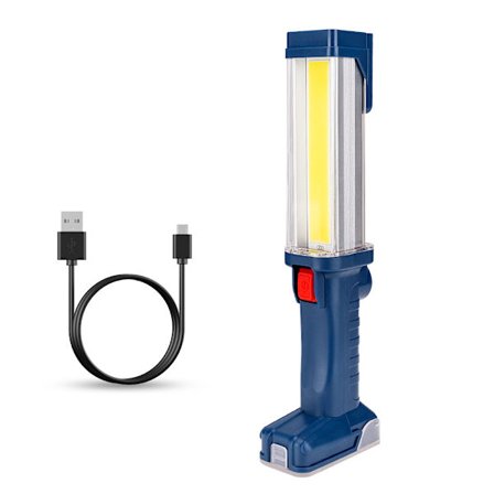 1 st LED COB laddningsbar arbetslampa stark magnet med