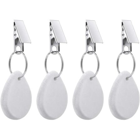 Bordsduksvikter Hängare, Bordsduk Hänge Sten Bordsöverdragsvikter med Metallklämmor