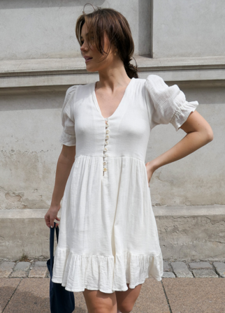 MISSMAYA - Mayla Dress Cream - S