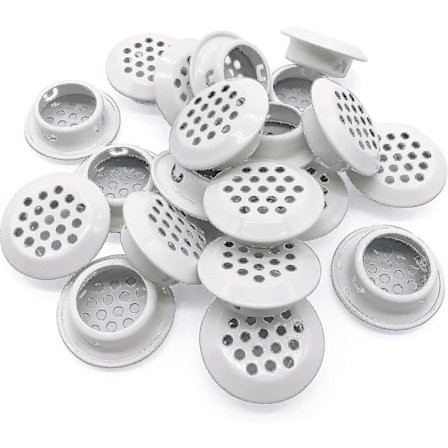 20 stk. ventilationshuller 25mm runde loftsventilationshuller i rustfrit stål til køkken