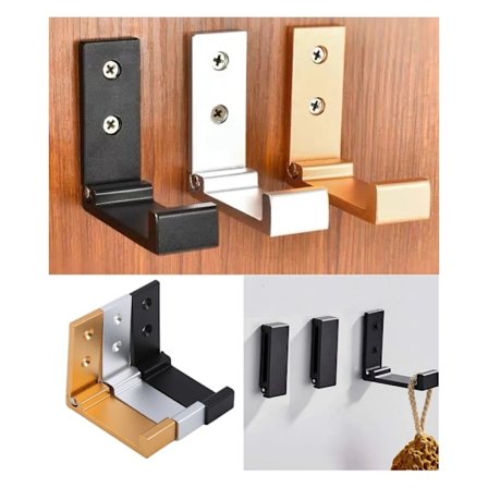 2 Vægkroge - sammenklappelige tøjkroge, vægmonteret