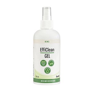 EffiClean GEL, 500ml - Til desinfektion, pleje og fugtning af hudproblemer hos hunde og katte
