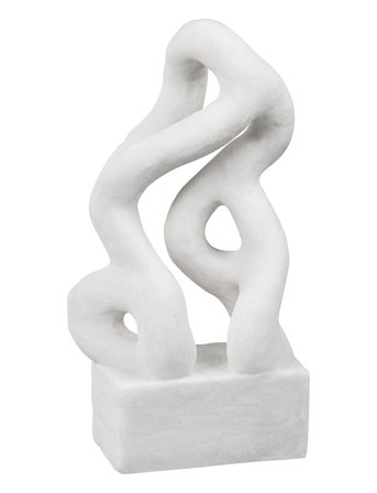 Mette Ditmer Art Piece Symbiosis Sculpture - White - W11.5X L14.5X H29CM