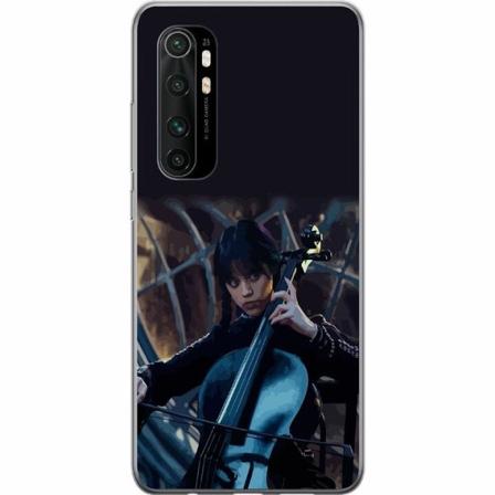 Xiaomi Mi Note 10 Lite Genomskinligt Skal Wednesday Addams