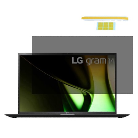 310 x 175 mm Mattapintainen tietosuojakalvo 14 tuuman 16:9 kannettaville tietokoneille, napsautettava, räjähdyssuojattu pehmeä PET-kalvo