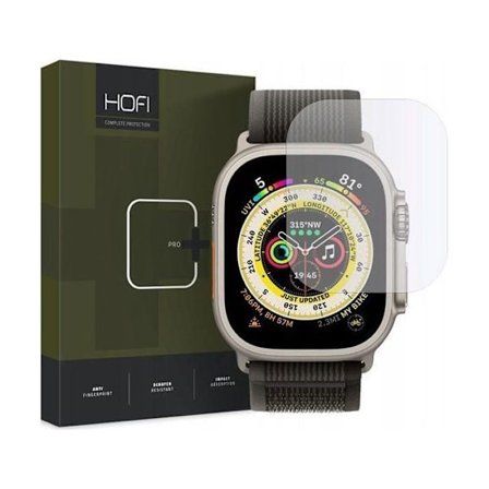 Skyddsglas för smartklocka - skärm för Hofi VERRE TREMPÉ GLASS PRO+ APPLE WATCH ULTRA (49 MM) KLAR