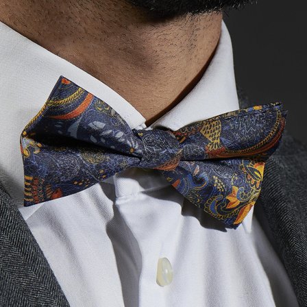 Bart Boho Silkesløyfe for menn - Bundne sløyfer