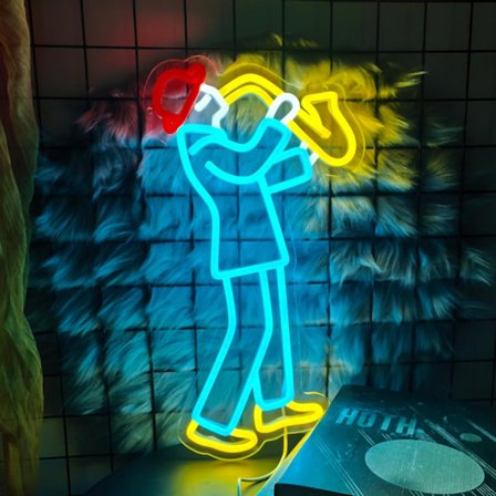 Jazz Neonskilt Musikere Neon LED Musikdekoration - Jazz Lysskilt, Perfekt Musiktema Gave