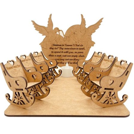 Julemindelys Ornament til at mindes kære afdøde i træ