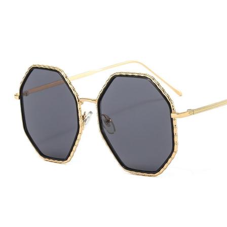 Bohemske store overdimensjonerte solbriller boho soho luksus ibi Black one size