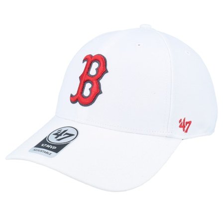 47 Brand - White adjustable Gorra - Boston Red Sox Brs Mvp White Adjustable @ Hatstore