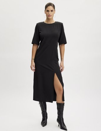 Gestuz Melbagz Long Dress Noos - Black - 36