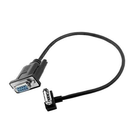 Rs232 db9 9-pin hunn til usb 2.0 a hann plc seriell kabel adapter konverter 8" tommer 25cm fk