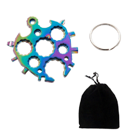 Oktagonal skruvnyckel verktyg fingertoppsspinner mångsidig multifunktionell