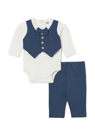 RIKIKI Festset för baby WILHELM Bodies & set Blå 50