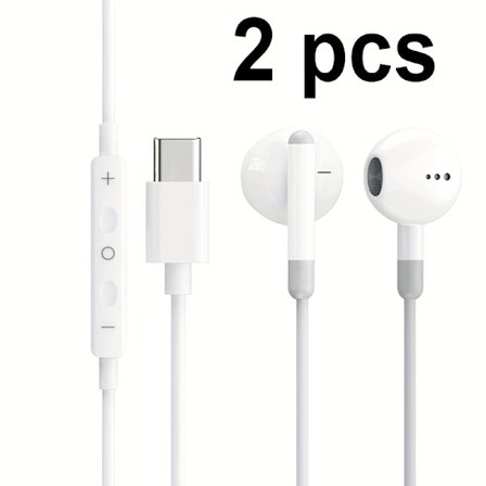 Stereo - Valkoinen kuori digitaalinen dekoodaus 3,5 mm:n langalliset kuulokkeet