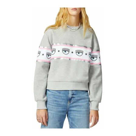 Chiara Ferragni Collection, Sweatshirts Szary, Kobieta, Rozmiar: M