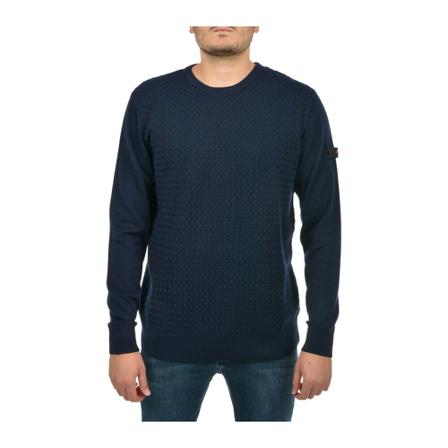 Peuterey, Round-neck Knitwear Blauw, Heren, Maat:L