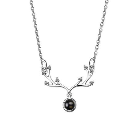 Jag Älskar Dig På 100 Olika Språk Almhjort Halsband Modehänge