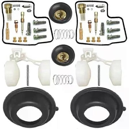 FOR Honda DEAUVILLE 650 NT650V RC47 NT650 NT 650 Motorsykkel forgasser reparasjonssett Plunger membran flottør