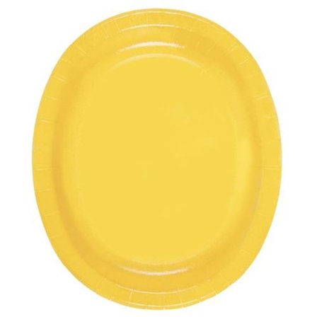 Ovala fat gula 8-pack - Partyninja.se