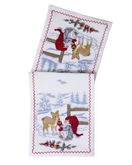 Stickpackung Läufer Wichtel & Reh