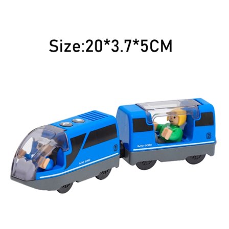 RC Electric Train Set Veturi Magneettinen juna Diecast Slot Lelu Sopiva merkkien puisille kiskoille Lelut lapsille Lahjat