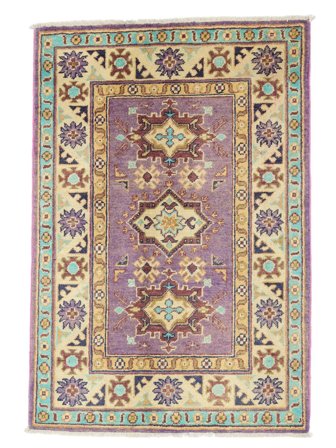 Annodato A Mano Kazak Fine Tappeto 84X122 Di Lana Piccolo
