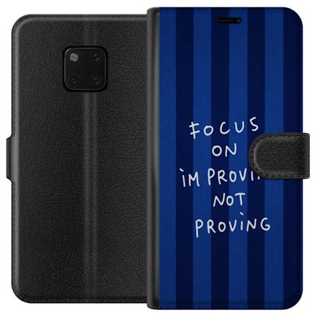 Kompatibelt Plånboksfodral till Huawei Huawei Mate 20 Pro Bli bättre istället för att bevisa något