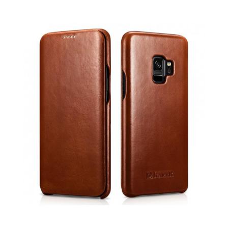 Samsung Galaxy S9 • Mobilfodral • Äkta Läder • Icarer Vintage...