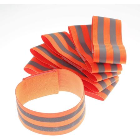 [6X Elastiske Reflekterende Armbånd, Sikkerheds Reflektorbånd til Walki