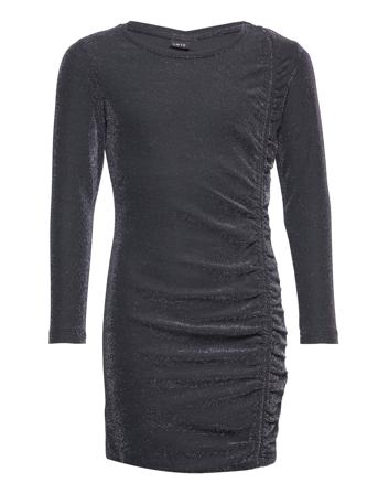 Nlfrunas Ls Dress Dresses & Skirts Dresses Partydresses Grå LMTD*Betinget Tilbud