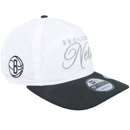 New Era - NBA Wit adjustable Cap - Brooklyn Nets NBA Draft 19TWENTY Golfer White/Black A-Frame @ Hatstore
