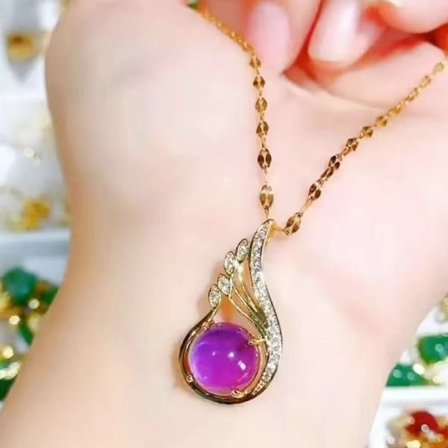 Nytt termokromiskt halsband dam personlighet temperament Europa