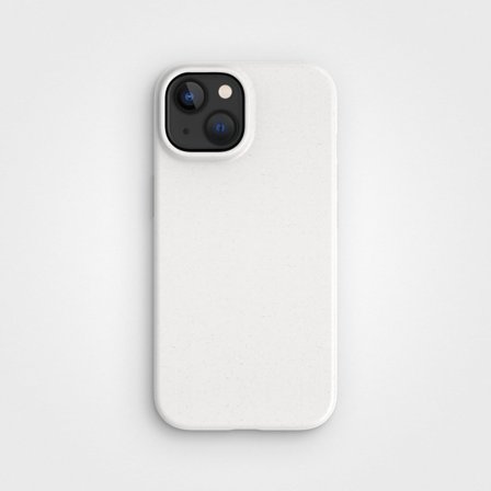 Biodegradable Phone Case for iPhone 15, White iPhone 15 Case, iPhone 15