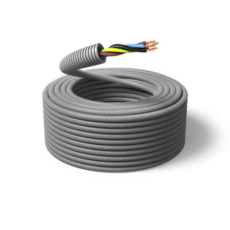 PM FLEX EQ Kabel fördragen, 100 m, tvinnad 3G1.5 mm², ytter-Ø16 mm, Anslutningsdon & kablar