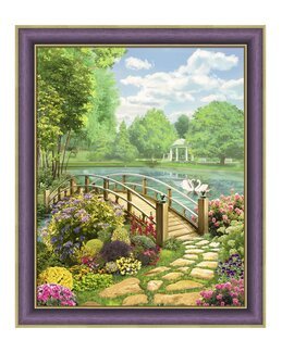 Diamond Painting Trädgård