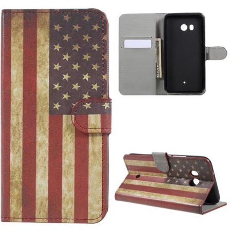 Plånboksfodral HTC U11 - Flagga USA