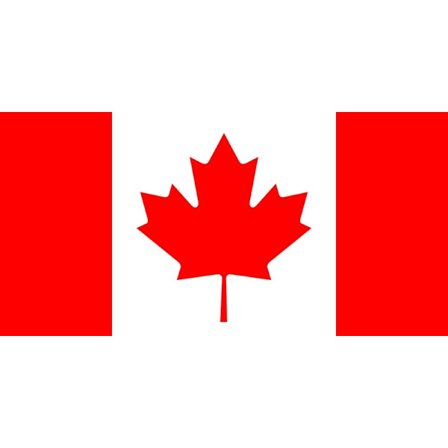 [LCS] Canadisk flag, hvid Hvid