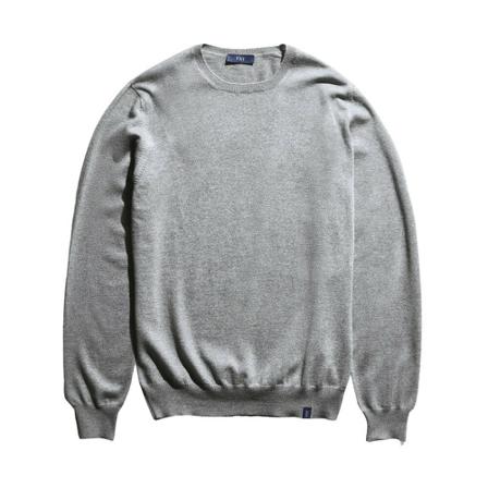 Fay, Round-neck Knitwear Grijs, Heren, Maat:XL