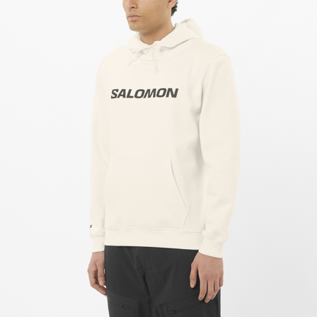 Salomon - Strati intermedi Salomon Hoodie M - Whisper White