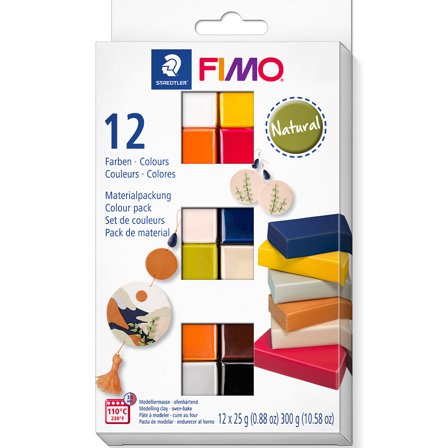 Staedtler FIMO Soft Modellera 12 x 25 g Natural colours