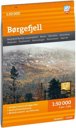 Calazo Turkart Børgefjell 1:50 000