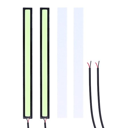 2 stk. Bil LED Lys Vandtæt Super Lys COB Tåge Kørsel Dagkørselslampe 12V Universal