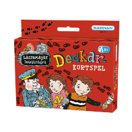 KÄRNAN Kortspel Lasse-Maja Deckarkortspel Spel & pussel Unisex ONESIZE