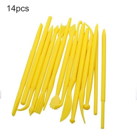 14 st Fondant Tårtmodellering Dekorering Blommor Leror Sockerhantverk Verktyg