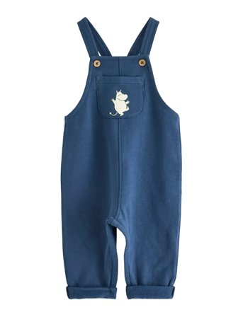 Lindex Trousers Dungerees W Pocket Mo - Blue - 98